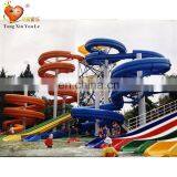 Hot Sale Multi-Lane Racing Fiberglass Water Slide for Sale thumbnail-1