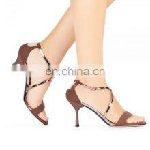 Double Ankle Strap Design Women Heels Sandals Shoes thumbnail-4