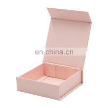 Wholesale Small Pink Magnetic Folding Jewelry Gift Box Packaging for Small Business thumbnail-2