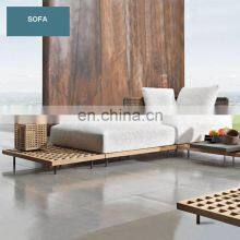 Hand-made Patio Outdoor Rattan Furniture Rope Weaving Sofa Set for Garden Furniture Outdoor thumbnail-3