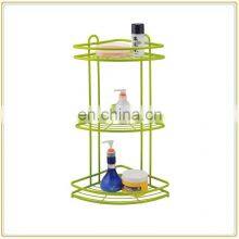 Three Tiers Bathroom Organizer Large Capacity Bathroom Shelf Organizer Iron Powder Coating Bathroom Shelf Storage Organizer thumbnail-5