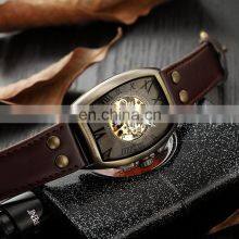 SHENHUA 9868 Simple Sports Automatic Mechanical Watch Leather Strap Analog Display Luxury Watches Men thumbnail-3