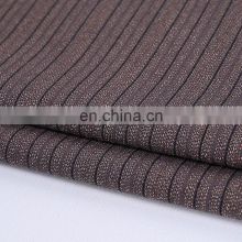 In stock yarn dyed woven fabric heavy weight 100% cotton stripe dobby fabric