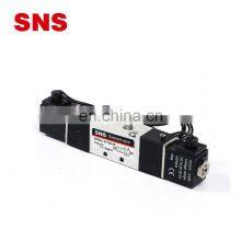 SNS 4V2 Series Pneumatic 5/2 Way Solenoid Operated Directional Control Valve, 12V/24VDC/220VAC Solenoid Valve