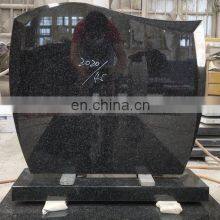 Factory Sale China Black Granite Stone Funeral Monuments and Headstone thumbnail-2