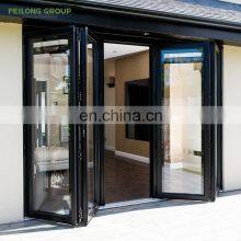 Modern Aluminium Glass Doors for Houses Patio French Door Aluminum Bifold Door