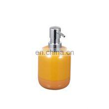 Luxury Orange Glaze Ceramics Bathroom Decor Accessory Completes With Soap Dispenser Tumbler Soap Dish Toilet Brush Tray and Cot thumbnail-5