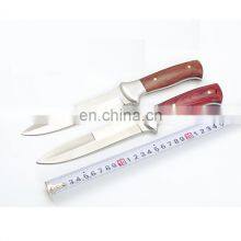 Exquisite Tactical Hunting Knife Stainless Steel With Wood Handle thumbnail-1