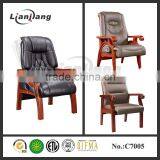 Famous Luxury Wood and Fabric Chairs thumbnail-2