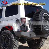 America & Canada Black Plastic License Plate JDM Without Light OEM 68064720AA License Plate Frame Car Styling for Jeep Wrangler