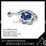 2015 Fashion China Wholesale 925 Royal Blue Silver Pakistani Bridal Jewelry Sets thumbnail-4