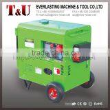2-10KVA 5KVA Air-cooled Portable Generator Price, Silent Diesel Generator