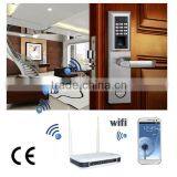 Zigbee Phone or Pad Control Home Door Fingerprint Door Lock Quality Choice