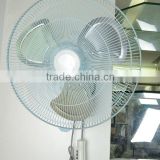 High quality 12v Dc solar and rechargeable battery wall and ceiling mounted fans wholesale from china