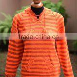 HOODED ALPACA WOOL SWEATER