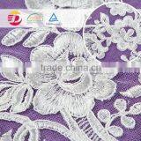 Wholesale High Quality White Cotton Lace Embroidery Fabric for Dress New Design thumbnail-6