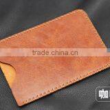 Practical Single Leather Card Holder to Protect ID Card or Bank Card thumbnail-2