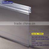 Plastic PVC Shelf Talkers for Supermarket Display