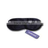 High Quality Silk Sleep Mask Black Blinder Eye Patch With Adjustable Strap