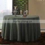 2016 Hot Sale Luxioury Europe-style Round Polyester Jacquard Table Cloth for Wedding Banquet Quality Choice thumbnail-2