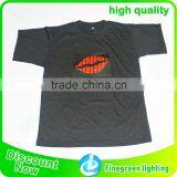 el Sound Activated t Shirt / Led Light t Shirt Wholesale for Festival thumbnail-1