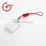 Rectangle Acrylic Keychain Pmma Key Ring