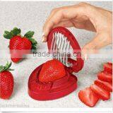 1pcs 2015 Strawberries Cut Fruit Knife SIMPLY SLICE STAINLESS STEEL BLADE STRAWBERRY SLICER DESSERTS thumbnail-1