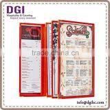 Low Price Customized Design 1 Page pu Leather Menu Cover and Sample Menu Card thumbnail-4