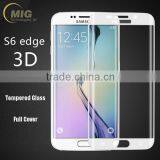 3D Curver Tempered Glass Screen Protector, Anti-fingerprint Full Cover Edge to Edge Glass Film for Samsung s6 Edge/s6 Edge Plus thumbnail-1