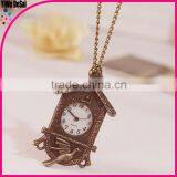 Creative The Owl Necklace Watch Wholesale Pocket Watch Necklace