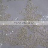 Newest Lace trimming for Wedding Bridal Dress Lace Design/Glass Beads Bridal Lace Trimming/swiss style/2016 Sari Border Crafting