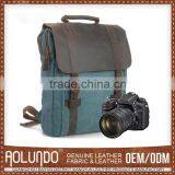 Hot Sell Good Quality Custom Made Waterproof Canvas Camera Backpack Bag thumbnail-1