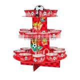 ECO 2014 New and Outstanding Design of Cake Pos Display Stand