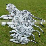 Chinese Supplier Soft Animal Toy Stuffed Tiger Plush Toy White Tiger