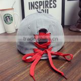 suede baseball cap with lace string at back closure for wholesale                        
                                                                                Supplier's Choice