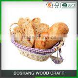 Colorful Cheap Wooden Empty Picnic Wicker Storage Baskets thumbnail-3
