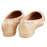 Low Heel Pointy Toe Classic Ladies Breatheable PU Lining Comfortable Nude Sheep Skin Pump Shoes thumbnail-3