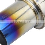 Guangzhou China Factory Chrome Hi Power Stainless Universal Muffler Straight Shell Pipe