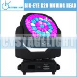 37X15W B eye K20 LED Moving Head Zoom Wash