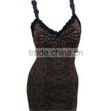 Seamless Tank Tops Hip Hugging Upper Garment Sexy Lady Arabesquitic Tank Tops thumbnail-1