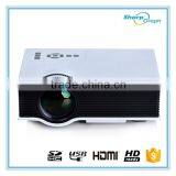 Wholesale UNIC 800Lumens Mini Ultra HD LED 1080p Beamer Projector UC40+ for Computer thumbnail-6