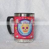 Modern 16 oz Stainless Steel Thermos Cup thumbnail-1