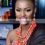 2016 Fashion Jewelry Made in China Wholesale/Natural Nigerian Handmade Coral Beads for Traditional Igbo Wedding thumbnail-6