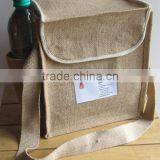 Carry on Lunch Bag Made From Eco Friendly Jute thumbnail-2