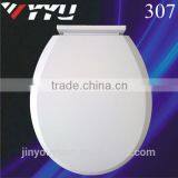 New Fashion Round Plastic Black and White Toilet Seat 307