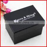 Fashion and Classic Black Custom Cardboard Tie Packaging Gift Box Wholesale