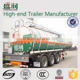 Best Selling 3 Axles 50cbm Carbon Steel Petrol Liquid Tanker Transporter Trailer / Fuel Oil Liquid Tank Semi Trailer for Sale thumbnail-1
