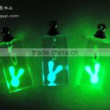 2015 Promotional gifts glow in dark pendant for key chains Made in China