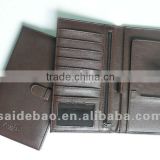 Leather promotional travel wallets