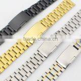 18mm 20mm 22mm 24mm Butterfly Buckle Watch Parts Solid Stainless Steel Band thumbnail-5